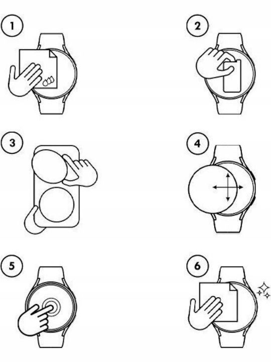 GrizzGlass CeramicFilm Screen Protector για το Huawei Watch 3Galaxy Watch 3 45mm 1τμχ