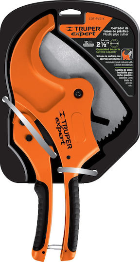 Ratcheting Pvc Pipe Cutter Max 63mm Truper