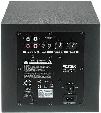 Fostex PM-SUBmini 2 Active Subwoofer with Speaker 5