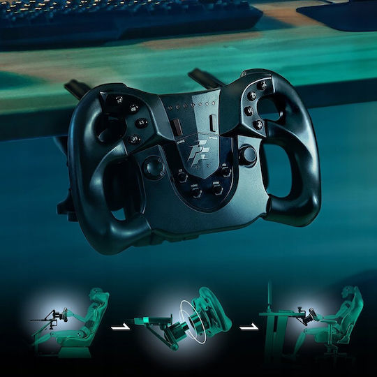Flashfire Monza Black Gaming Steering Wheel