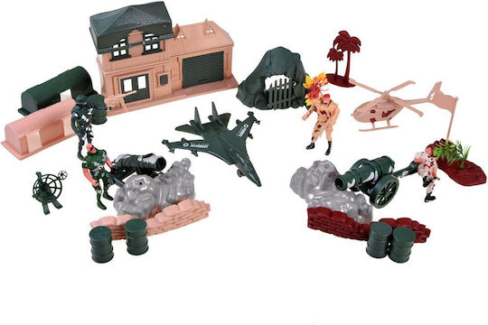 Großes Militärbasis-Spielzeug-Soldaten-Set 200 Teile Za4364