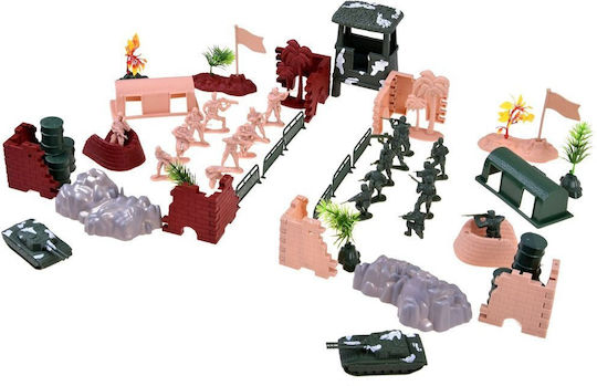 Großes Militärbasis-Spielzeug-Soldaten-Set 200 Teile Za4364