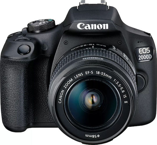 Canon DSLR Kamera EOS 2000D Crop Frame Kit (EF-S 18-55mm IS II + EF 75-300mm III)