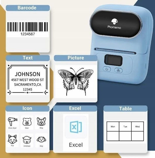 Phomemo Εκτυπωτής Ετικετών Bluetooth