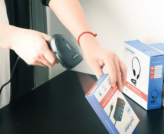 Manhattan Scanner Χειρός με Δυνατότητα Ανάγνωσης 2D και QR Barcodes