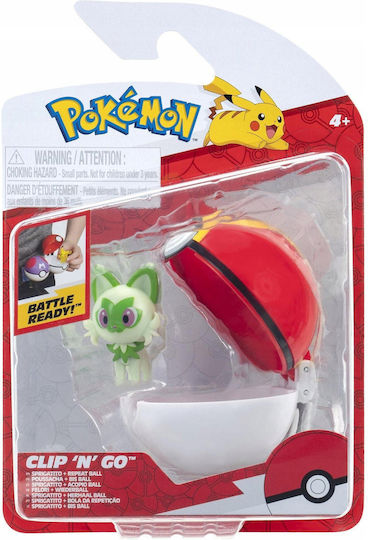 Pokemon Clip N Go Pokemon για 4+ Ετών 5εκ.