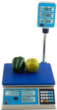 Admate LPPN Electronic Retail Scale with Column with Weighing Capacity of 30kg and Division 10gr