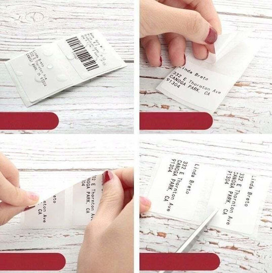 Phomemo Αυτοκόλλητες Ετικέτες σε Ρολό για Εκτυπωτή Ετικετών 50x80mm 100τμχ