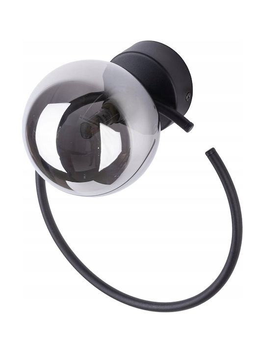 TK Lighting Μοντέρνο Φωτιστικό Τοίχου με Ντουί G9 Μαύρο 22εκ.