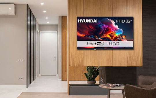 Hyundai Smart Τηλεόραση 32" Full HD LED FLM32TS349SMART (2025)