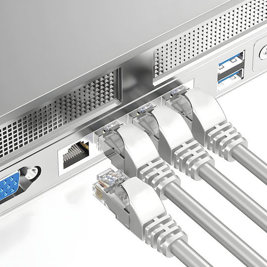 Montis U/UTP Cat.5e (Gigabit) Καλώδιο Δικτύου Ethernet 30m Λευκό