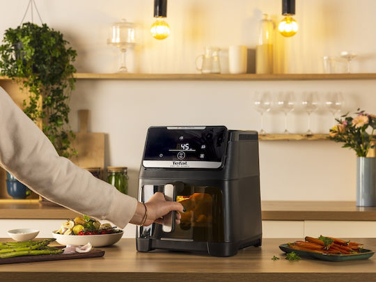 Tefal Easy Fry Silence Air Fryer 7lt Μαύρο