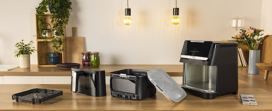 Tefal Easy Fry Silence Air Fryer 7lt Μαύρο