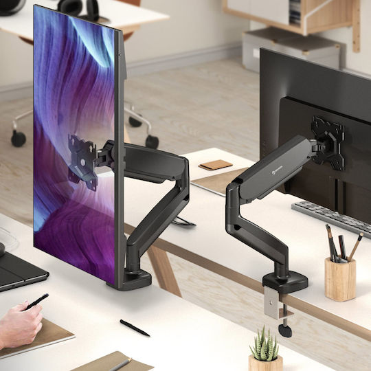 Onkron Βάση Γραφείου Οθόνης έως 32" με Βραχίονα (G50-B)