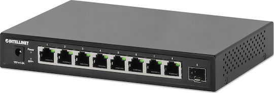 Intellinet 562096 L2 Switch mit 8 Ports Ethernet und 1 SFP Port