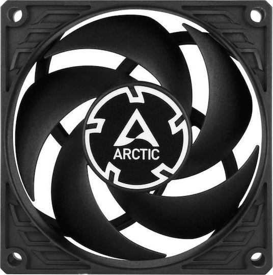 Arctic P8 Slim PWM PST Вентилатор за кутия 80mm 3000rpm Без светодиодно осветление и Свързване 4-изводна