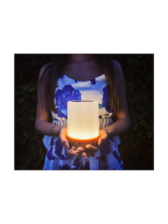 Techly Διακοσμητικό Φωτιστικό LED RGB 9x9εκ.