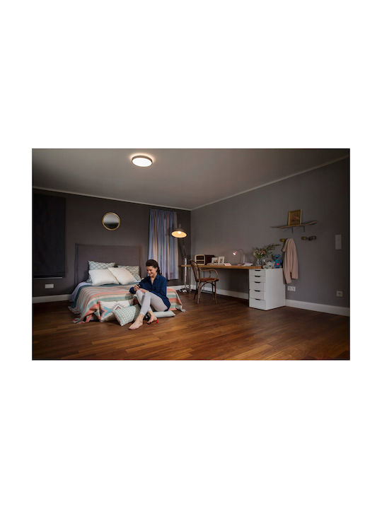 Ledvance Orbis Deckenleuchte 31cm Silber mit Integrierter LED und Fernbedienung