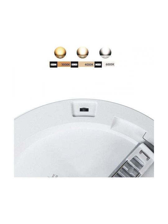 Maclean Energy Ceiling Mount Light White with Integrated LED