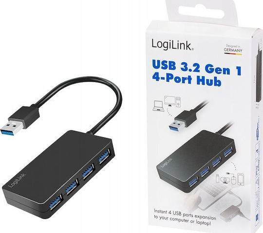 LogiLink Hub 4 Θυρών USB 3.2 με σύνδεση USB-A