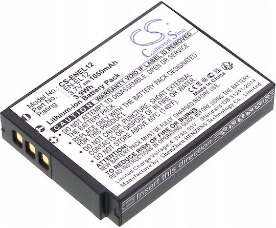 Cameron Sino Batterie Nikon En-en12 Gerät 3,7V 1050mAh Li-Ion