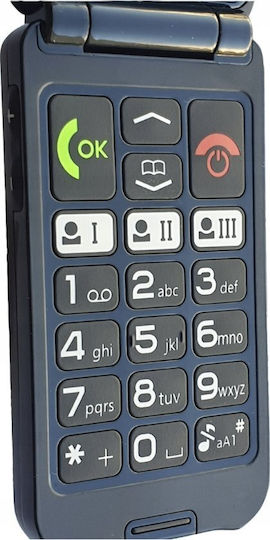 Emporia TALKglam Dual SIM Κινητό με Κουμπιά Μαύρο