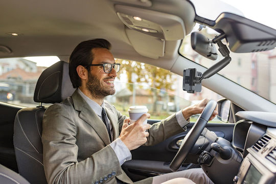 Cellular Line Auto Handyhalterung mit verstellbaren Haken Schwarz