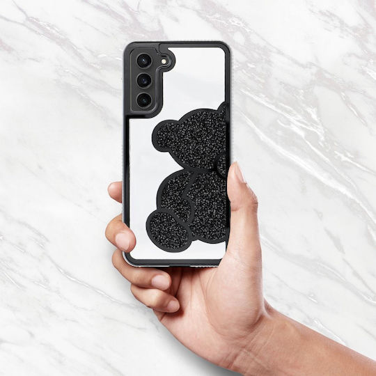 Bear Back Cover Plastic / Silicone Black (Galaxy A55)