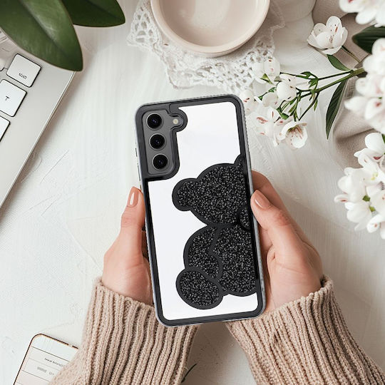 Bear Back Cover Plastic / Silicone Black (Galaxy A55)
