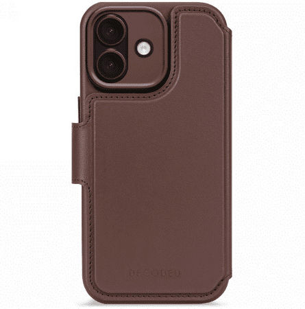 Decoded Detachable Wallet Δερμάτινο / Tempered Glass / Πλαστικό 1.2mm Καφέ (iPhone 17)