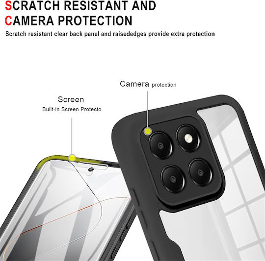 Techsuit ColorVerse 360 Vollschutz Silikon Handyhüllen Set mit gehärtetem Glas Blau (Xiaomi 14)