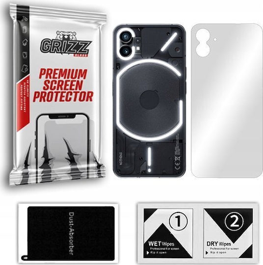GrizzGlass Folie De Protecție Pentru Spatele Telefoanelor Mobile Pentru Apple iPhone 15 Transparentă