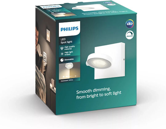 Philips 53170/31/16 Single LED Warm White Spot in White Color