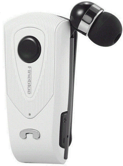 F908 In-Ear Bluetooth-Freisprecheinrichtung Kopfhörer Revers Weiß