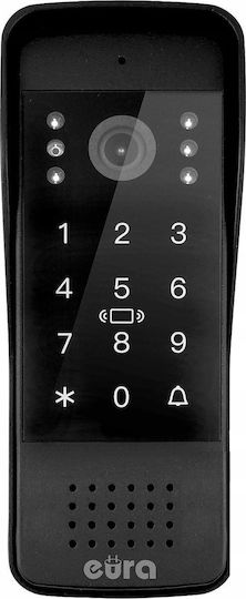 Eura Eura Kabelloses Audio-Gegensprechanlage Set in Schwarz