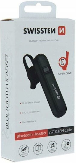 Swissten 51104100 Ohrstöpsel Bluetooth-Freisprecheinrichtung Kopfhörer Schwarz