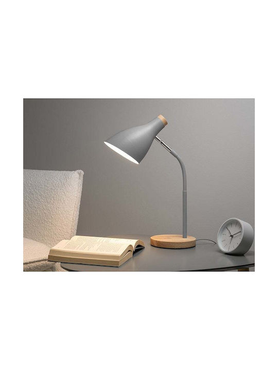 Tracer Office Lamp for Socket E27 in Gray Color