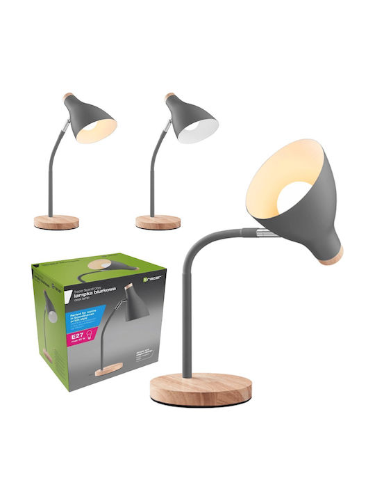 Tracer Office Lamp for Socket E27 in Gray Color