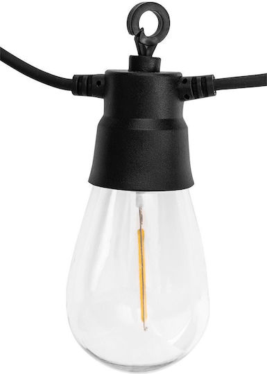 Neo Tools Hanging Solar Light Garland Warm White 2700K with Remote Control IP65