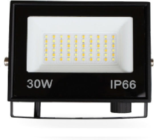 Lucas Waterproof LED Floodlight 30W Warm to Cool White IP66