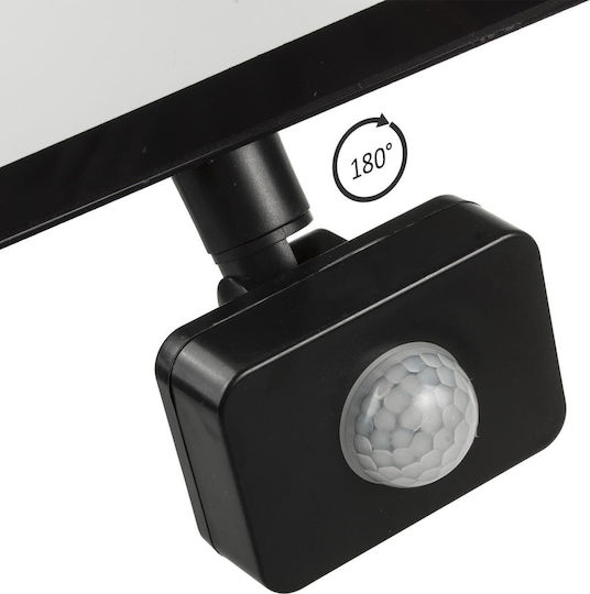Maclean Energy Proiector LED Etanș 50W Alb Cald 3000K cu Senzor de Mișcare IP44