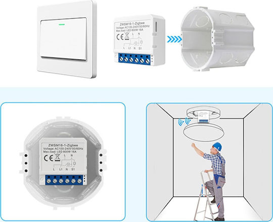 Avatto ZWSM16-W2 Intelligenter Schalter 2 Kanäle ZigBee 5A