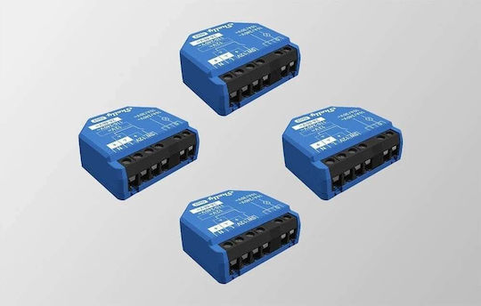 Shelly 1 Gen3 X4 Smart Switch 1 Καναλιού Wi-Fi, Bluetooth & RF 10A 4τμχ