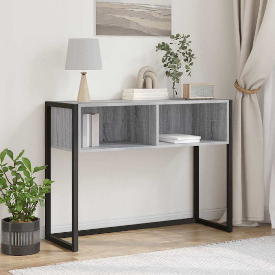 Wooden Console Table Gray Sonoma L100xW36xH75cm