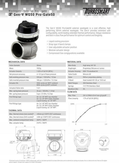 Turbosmart Car Wastegate TS-0554-1002