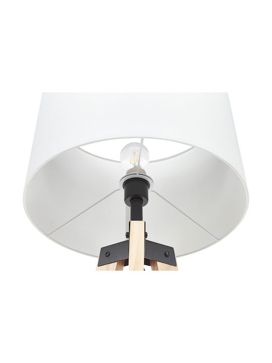 Beliani Floor Lamp White