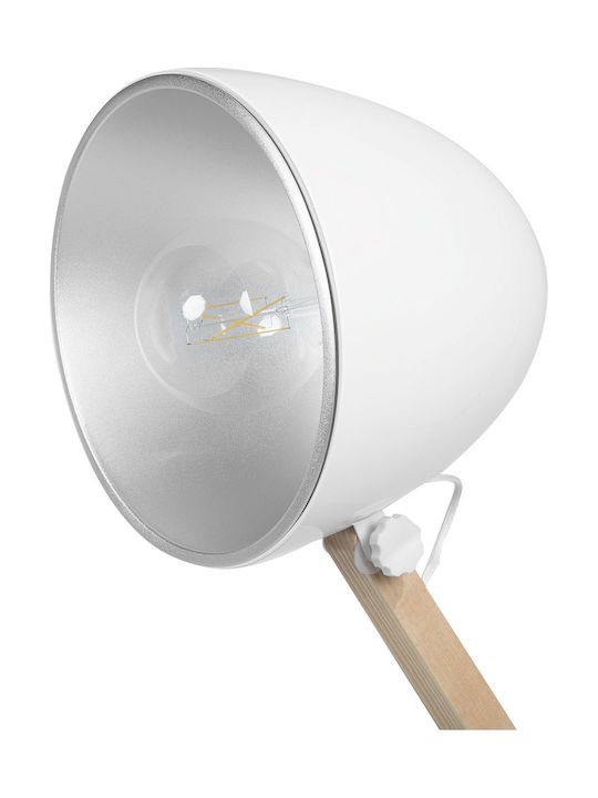 Beliani Floor Lamp White