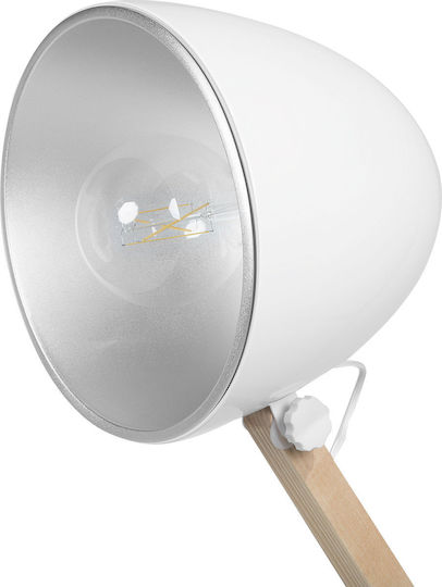 Beliani Floor Lamp White