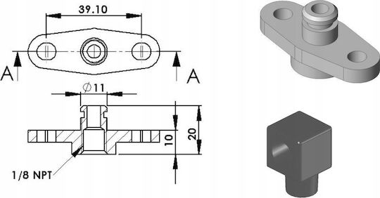 Turbosmart Fpr Αντάπτορας Αυτοκινήτου