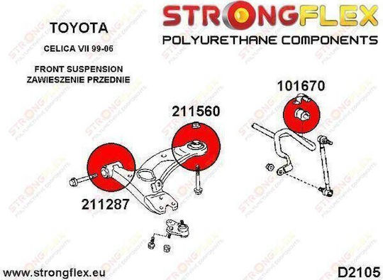 Strongflex Храсти за Toyota Целика 211287B